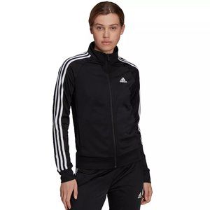 Women's adidas Essential Tricot Track Jacket - Black - size Small